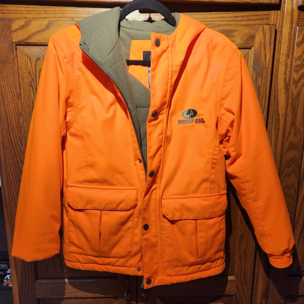 Youth 14/16 Mossy Oak Orange coat